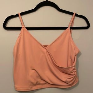 Blush tank top , crop